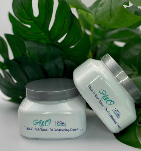 Thick & Rich Leave-in Conditioning Cream A&O Alpha & Omega Naturals